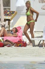 EVA LONGORIA in Bikini on the Beach in Ibiza 07/21/2016