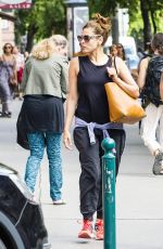 EVA MENDES Arrives at a Cosmetic Surgery Office in Budapest 07/16/2016