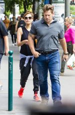 EVA MENDES Arrives at a Cosmetic Surgery Office in Budapest 07/16/2016