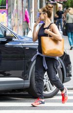 EVA MENDES Arrives at a Cosmetic Surgery Office in Budapest 07/16/2016