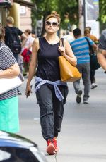 EVA MENDES Arrives at a Cosmetic Surgery Office in Budapest 07/16/2016
