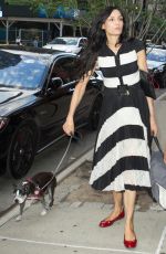 FAMKE JANSSEN Out and About in New York 07/19/2016