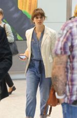 FELICITY JONES at Heathrow Airport in London 07/27/2016
