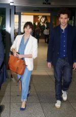 FELICITY JONES at Heathrow Airport in London 07/27/2016