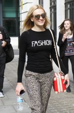 FERANE COTTON Arrives at BBC Radio Studios in London 07/09/2016