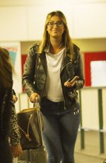 FERNE MCCANN at Heatrow Airport in London 07/02/2016