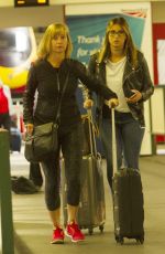 FERNE MCCANN at Heatrow Airport in London 07/02/2016