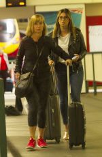 FERNE MCCANN at Heatrow Airport in London 07/02/2016