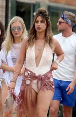 FERNE MCCANN Heading to a Beach Club in Ibiza 06/26/2016