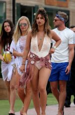 FERNE MCCANN Heading to a Beach Club in Ibiza 06/26/2016