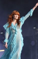 FLORENCE WELCH Performs at British Summertime Festival at Hyde Park in London 07/02/2016