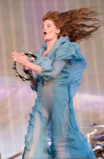 FLORENCE WELCH Performs at British Summertime Festival at Hyde Park in London 07/02/2016