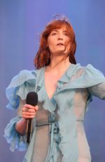 FLORENCE WELCH Performs at British Summertime Festival at Hyde Park in London 07/02/2016
