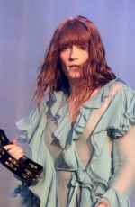 FLORENCE WELCH Performs at British Summertime Festival at Hyde Park in London 07/02/2016