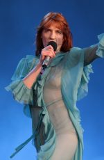 FLORENCE WELCH Performs at British Summertime Festival at Hyde Park in London 07/02/2016