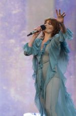 FLORENCE WELCH Performs at British Summertime Festival at Hyde Park in London 07/02/2016