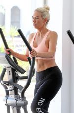 FRANKIE ESSEX Working at a Gym in Ibiza 07/04/2016