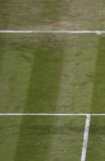 GARBINE MUGURUZA at 2nd Tound of Wimbledon Tennis Championships in London 06/30/2016