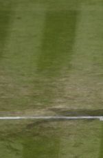 GARBINE MUGURUZA at 2nd Tound of Wimbledon Tennis Championships in London 06/30/2016