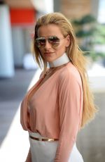 GEORGIA KOUSOULOU Filming at Upper East Nightclub 07/03/2016