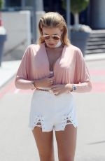 GEORGIA KOUSOULOU Filming at Upper East Nightclub 07/03/2016