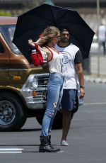 GIGI HADID at a Photoshoot in Los Angeles 07/28/2016