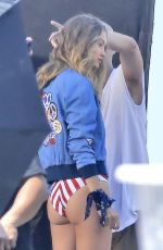 GIGI HADID at a Photoshoot in Los Angeles 07/28/2016