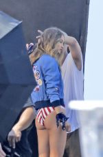 GIGI HADID at a Photoshoot in Los Angeles 07/28/2016