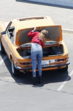 GIGI HADID at a Photoshoot in Los Angeles 07/28/2016