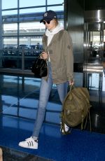 GIGI HADID at JFK Airport in New York 07/20/2016