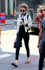 GIGI HADID Heading to a Photoshoot in New York 07/12/2016