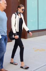 GIGI HADID Heading to a Photoshoot in New York 07/12/2016