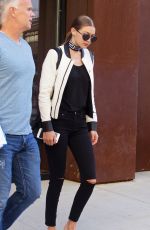 GIGI HADID Heading to a Photoshoot in New York 07/12/2016