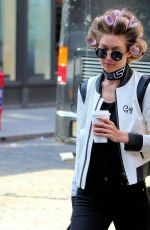 GIGI HADID Heading to a Photoshoot in New York 07/12/2016