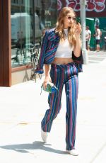 GIGI HADID Leaves Her Apartment in New York 07/25/2016