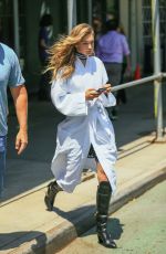 GIGI HADID on the Set of a Photoshoot in New York 07/12/2016