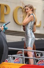 GIGI HADID on the Set of Maybelline Photoshoot in New York 07/18/2016