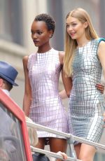 GIGI HADID on the Set of Maybelline Photoshoot in New York 07/18/2016