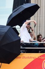 GIGI HADID on the Set of Maybelline Photoshoot in New York 07/18/2016