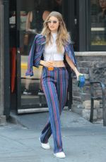 GIGI HADID Out and About in New York 07/25/2016