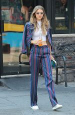 GIGI HADID Out and About in New York 07/25/2016