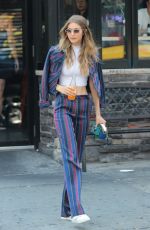 GIGI HADID Out and About in New York 07/25/2016