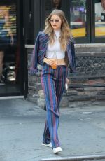 GIGI HADID Out and About in New York 07/25/2016