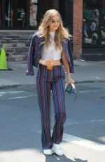 GIGI HADID Out and About in New York 07/25/2016