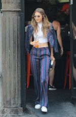 GIGI HADID Out and About in New York 07/25/2016