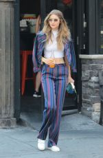 GIGI HADID Out and About in New York 07/25/2016