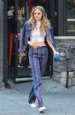 GIGI HADID Out and About in New York 07/25/2016