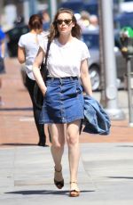 GILLIAN JACOBS Out and About in Beverly Hills 07/27/2016