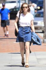 GILLIAN JACOBS Out and About in Beverly Hills 07/27/2016