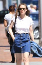 GILLIAN JACOBS Out and About in Beverly Hills 07/27/2016